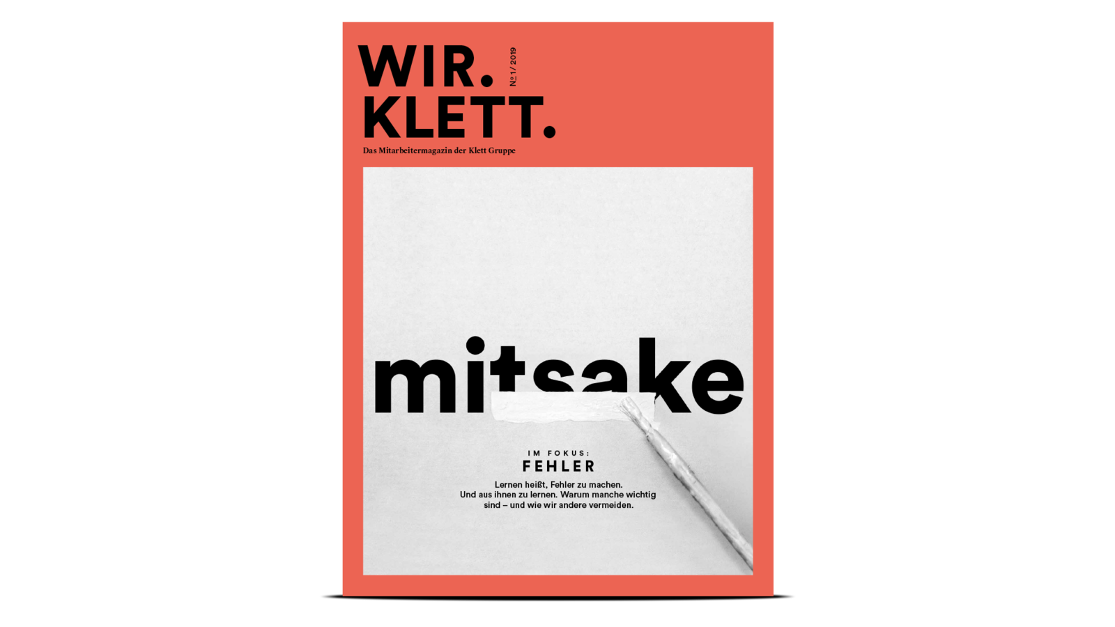 WIR.KLETT. Magazin Cover mit modernem Editorial-Design – Haltung zeigen